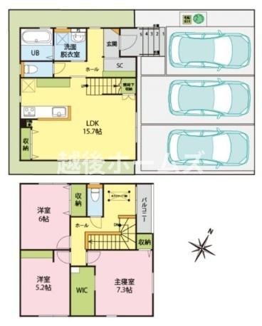 Ｂ棟東区中野山６丁目　Ⅱ