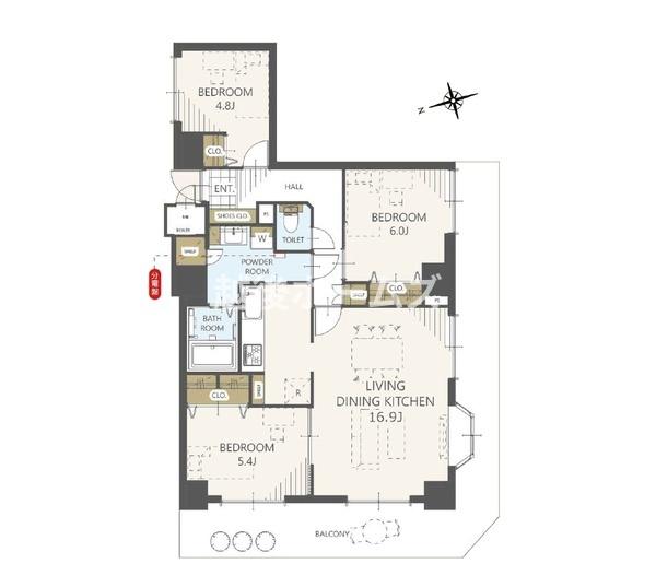 ダイアパレスシアース万代　東棟