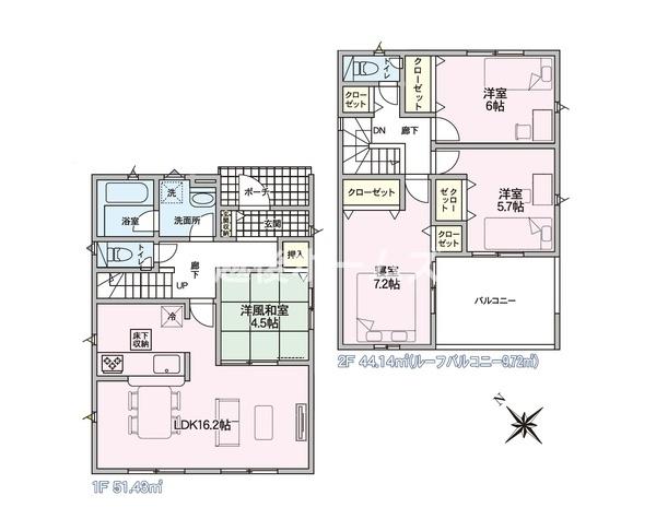 １号棟　中央区山二ツ４丁目　第５　クレイドルガーデン