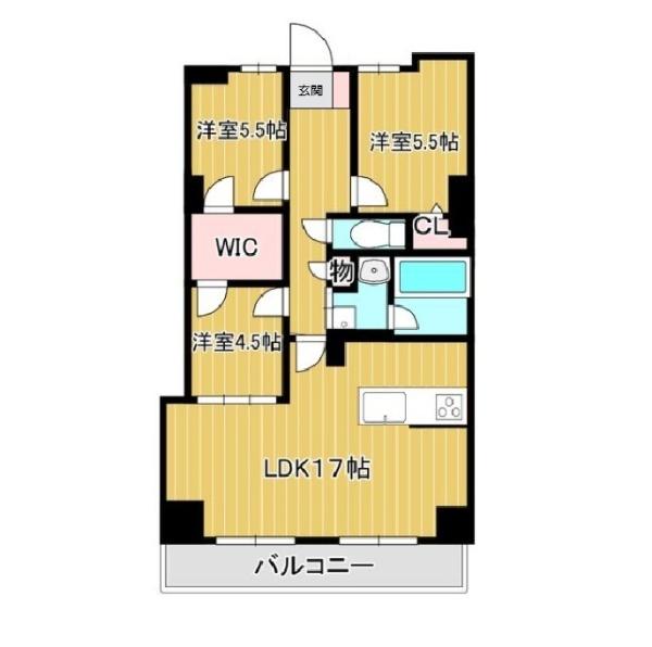 ダイアパレスロイヤルシティ東幸町東棟　１１階