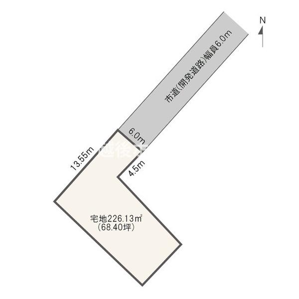 売地　建築条件なし　新発田市舟入町１丁目
