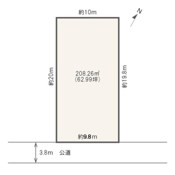 売地　建築条件なし　東区秋葉１丁目
