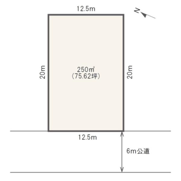 売地 建築条件なし 北区新元島町