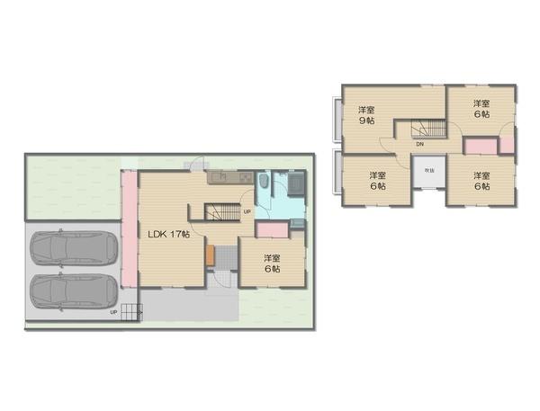 新潟市西区五十嵐１の町の中古一戸建