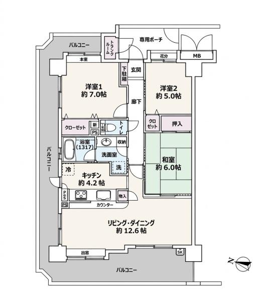 ダイアパレス笹口三丁目