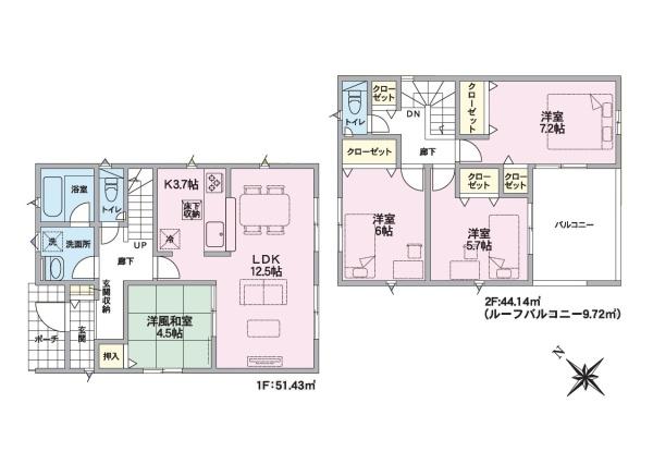 ５号棟　長岡市川崎１丁目　第１　クレイドルガーデン