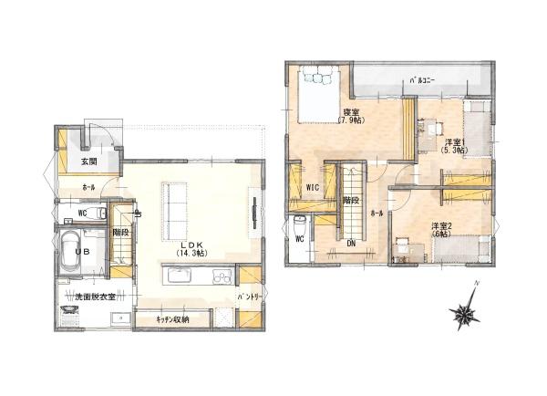 新築戸建　江南区日水３丁目