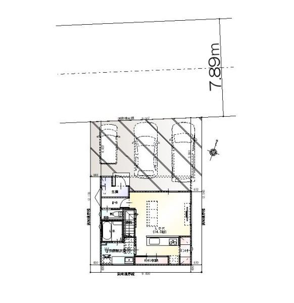 新築戸建　江南区日水３丁目
