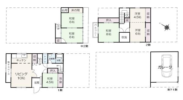 新潟市江南区砂岡１丁目の中古一戸建て
