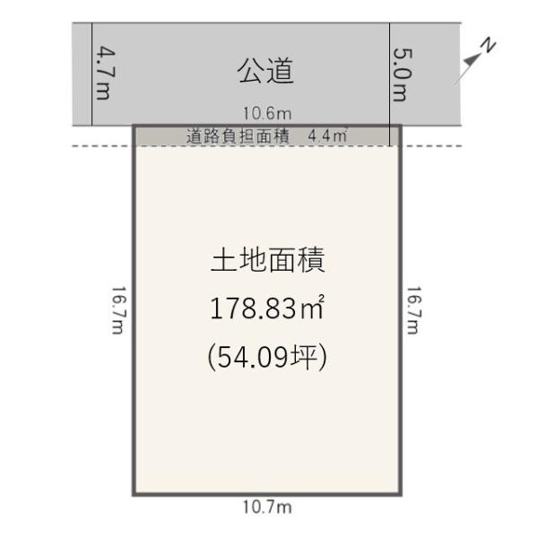 建築条件なし　西区小針南