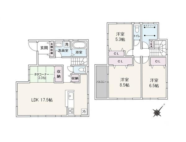 新築戸建　西区五十嵐中島２丁目　第２　リーブルガーデン
