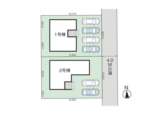 １号棟　上越市加賀町　グラファーレ　全２棟