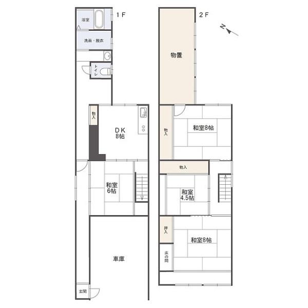 中古戸建　上越市名立区名立大町