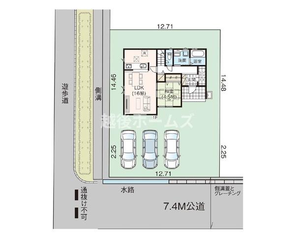 新築戸建　上越市佐内町　グラファーレ　全１棟