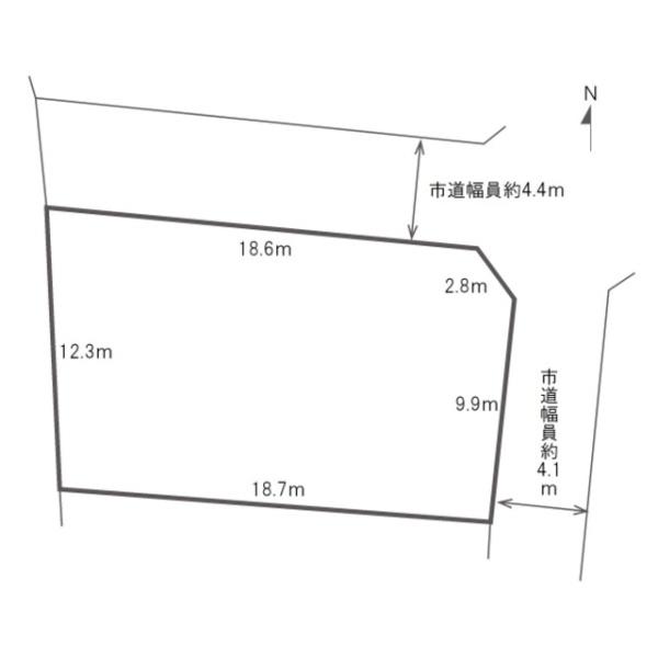 売地　上越市国府３丁目