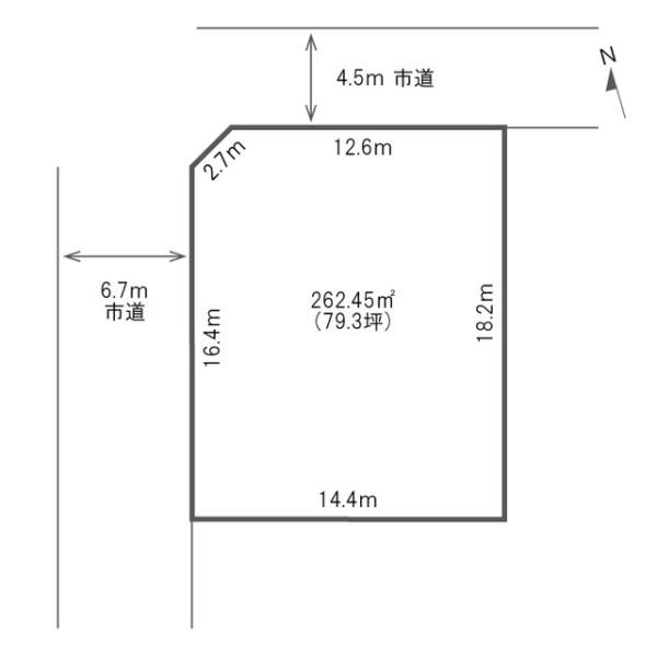 土地　上越市大貫４丁目