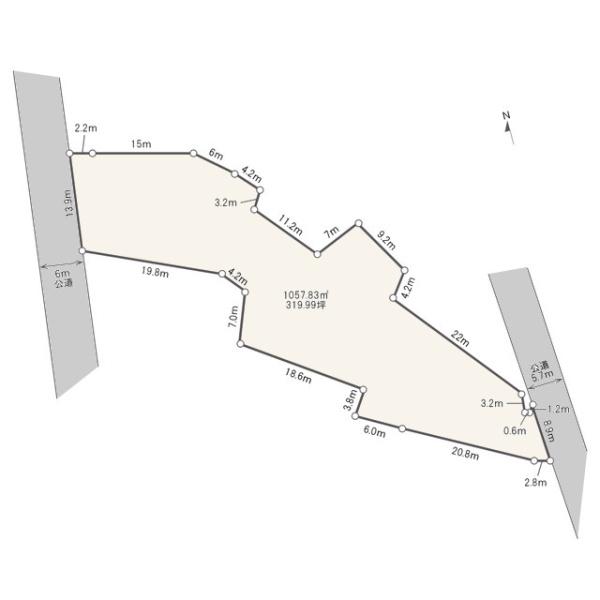 売地　建築条件なし　村上市猿沢
