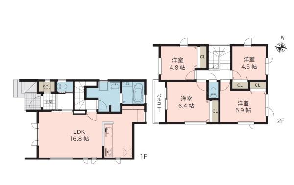 Ｂ棟　東区白銀１丁目　テイラーハウス