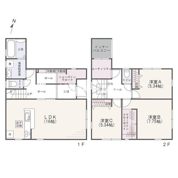２号棟　東区幸栄２丁目　第２　リーブルガーデン