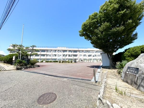 新潟市東区月見町の土地(新潟市立藤見中学校)
