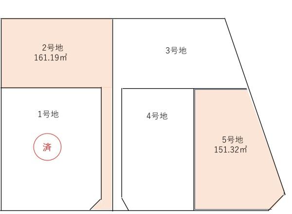 加古川市別府町新野辺北町5丁目　2号地　売土地