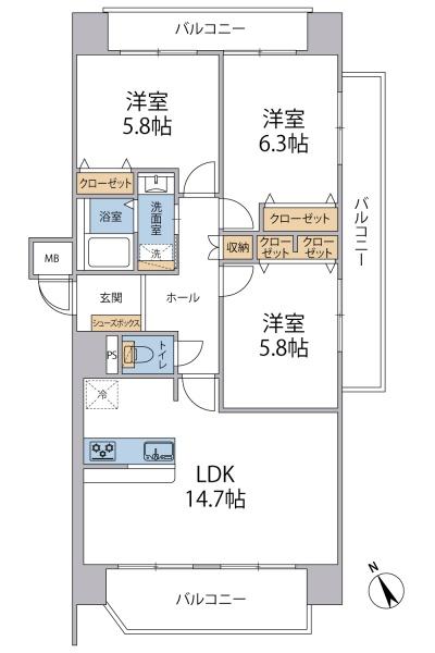 加古川グリーンシティＣ棟