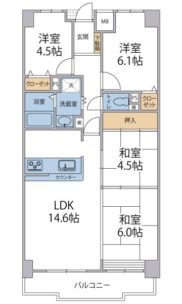 万葉ハイツ東加古川