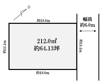 赤穂市北野中の土地