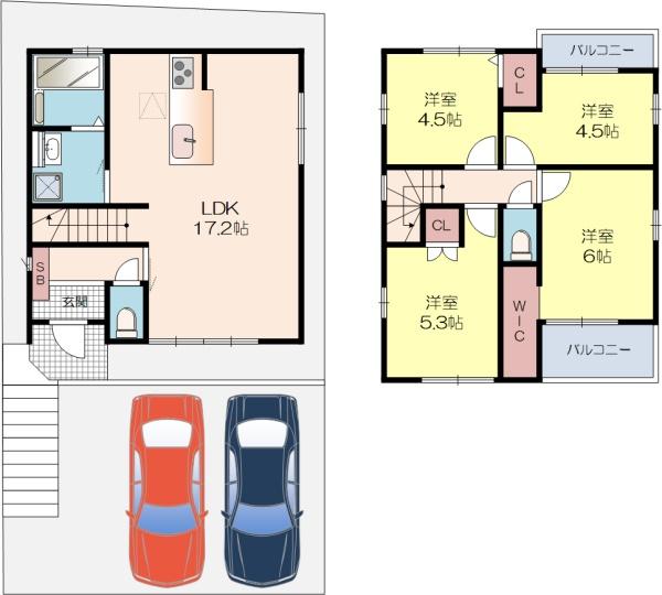 北片鉾町1号棟新築戸建