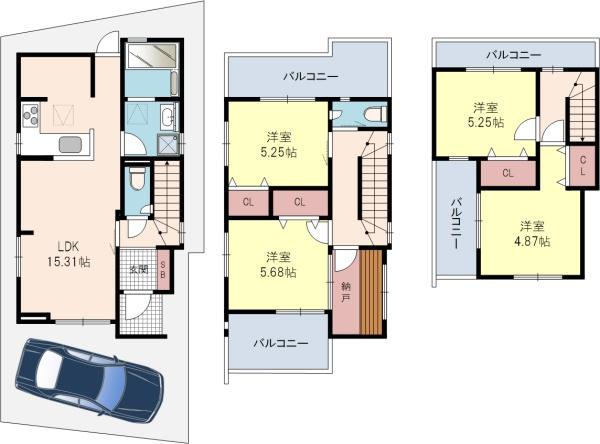 堂山2丁目新築戸建