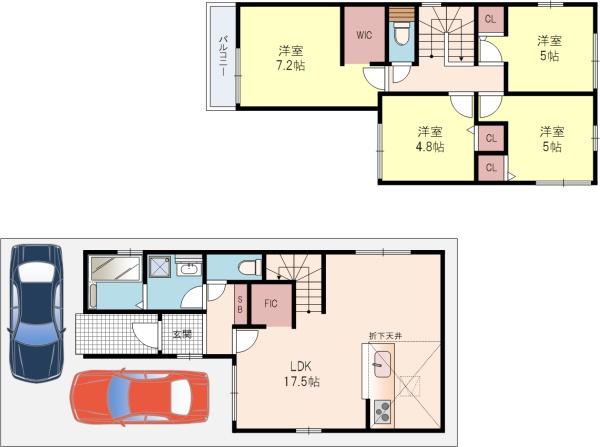 渚南町2号棟全2区画新築戸建