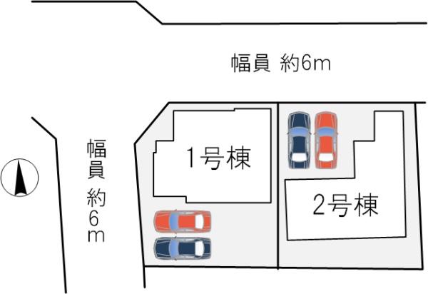 八幡柿木垣内2号棟新築戸建全2区画