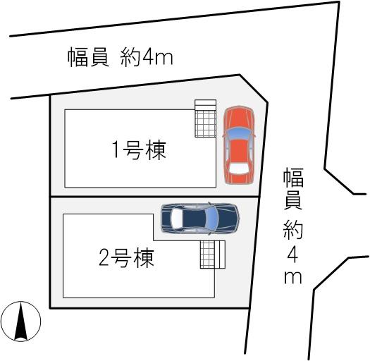 招提中町1丁目2号棟新築戸建全2区画