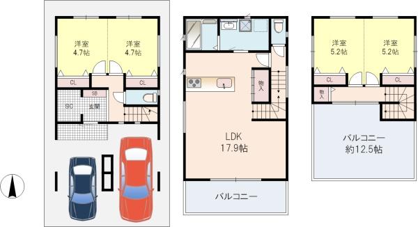 甲斐田新町新築戸建
