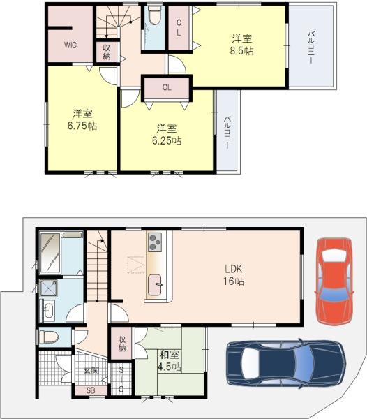 橋本平野山3号棟全4棟