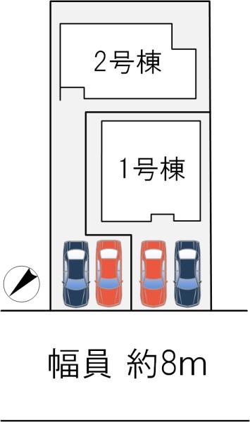 男山松里1号棟全2区画新築戸建
