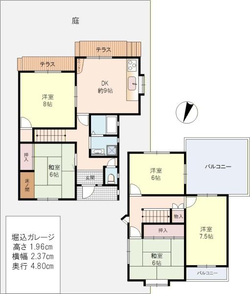 京都府京田辺市大住ケ丘2丁目中古戸建