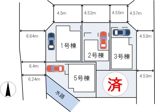 枚方甲斐田新町3号棟全5区画