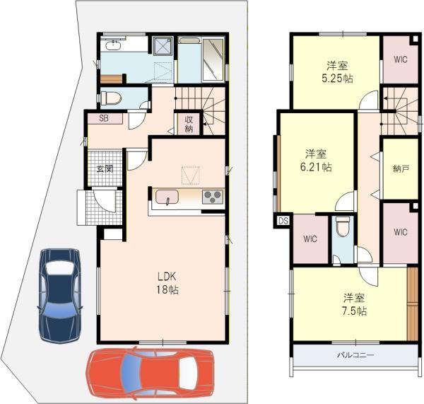 枚方市渚東町1号棟新築戸建