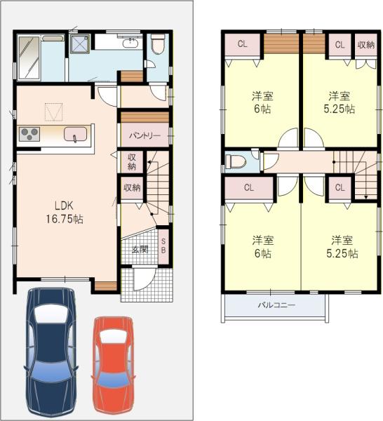 枚方市渚東町2号棟新築戸建