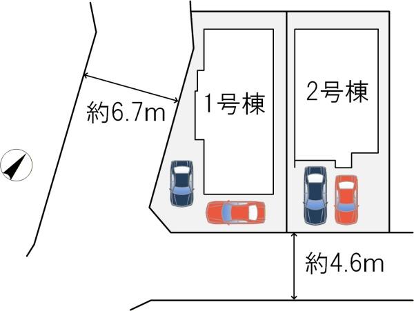 枚方市渚東町2号棟新築戸建