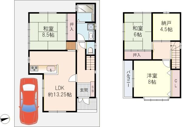 八幡市川口浜中古戸建