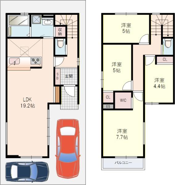 枚方市渚栄町新築戸建
