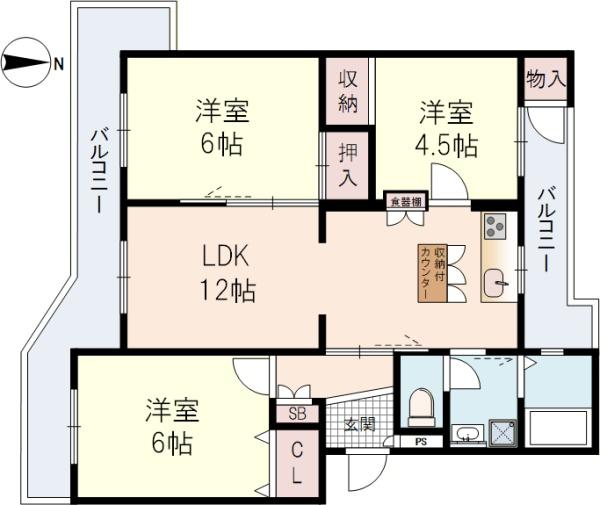 男山E団地E3号棟中古マンション
