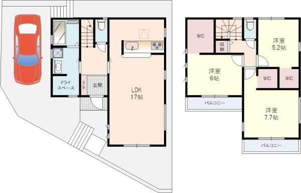 枚方市高田2丁目2期新築戸建