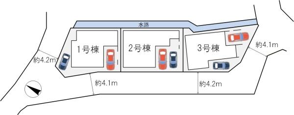 枚方市山之上2丁目1号棟　全3棟