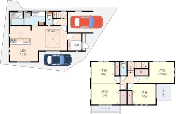 枚方市山之上2丁目3号棟全3棟