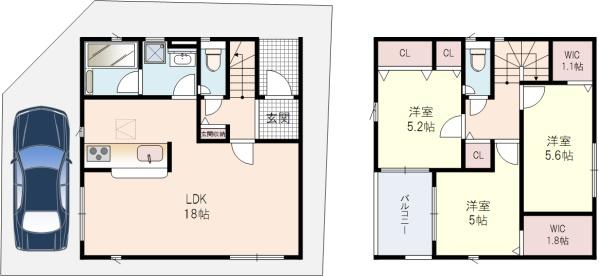 枚方市楠葉中之芝1丁目新築戸建
