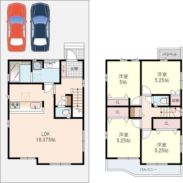 枚方市長尾東町3丁目1号棟全2区画
