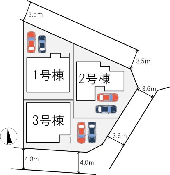 枚方市招提大谷3丁目3号棟全3棟